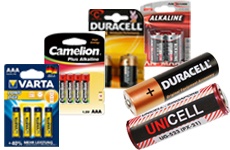 Standard- Batterien