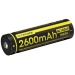 Nitecore Li-Ion Akku Typ 18650 NL1826R 2600 mAh