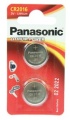 Panasonic Lithium Knopfzelle CR2016 2er Blister