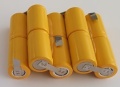 Akkupack aus  D-2/3A  2X 6 V 1X12 V 700 mAh